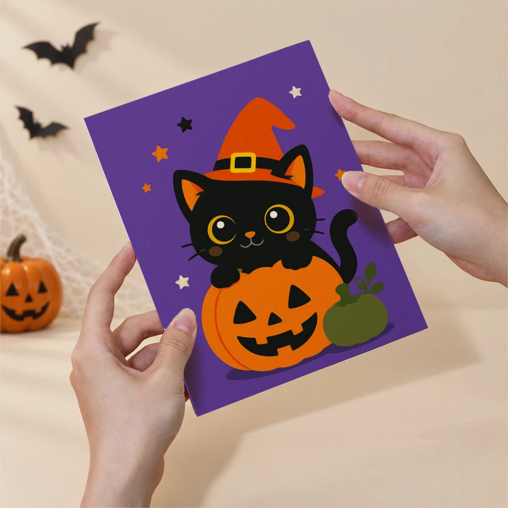 Paint by Numbers – 6 Mini Paintings | Chibi Halloween Costumes Set