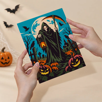 Paint by Numbers – 6 Mini Paintings | Dark Gothic Horror Set
