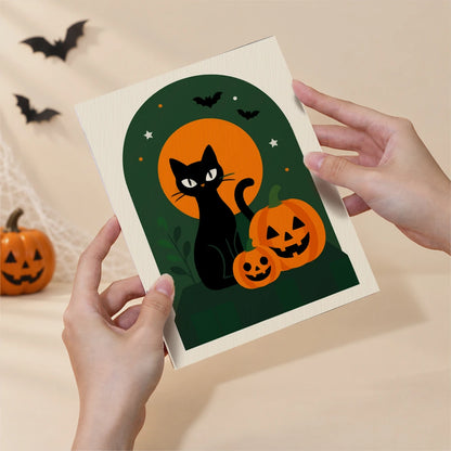 Paint by Numbers – 6 Mini Paintings | Green Arch Halloween Scenes Set