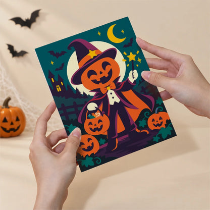 Paint by Numbers – 6 Mini Paintings | Halloween Circus Characters Set
