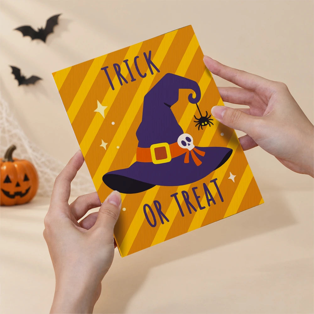 Paint by Numbers – 6 Mini Paintings | Halloween Party Stripes Set