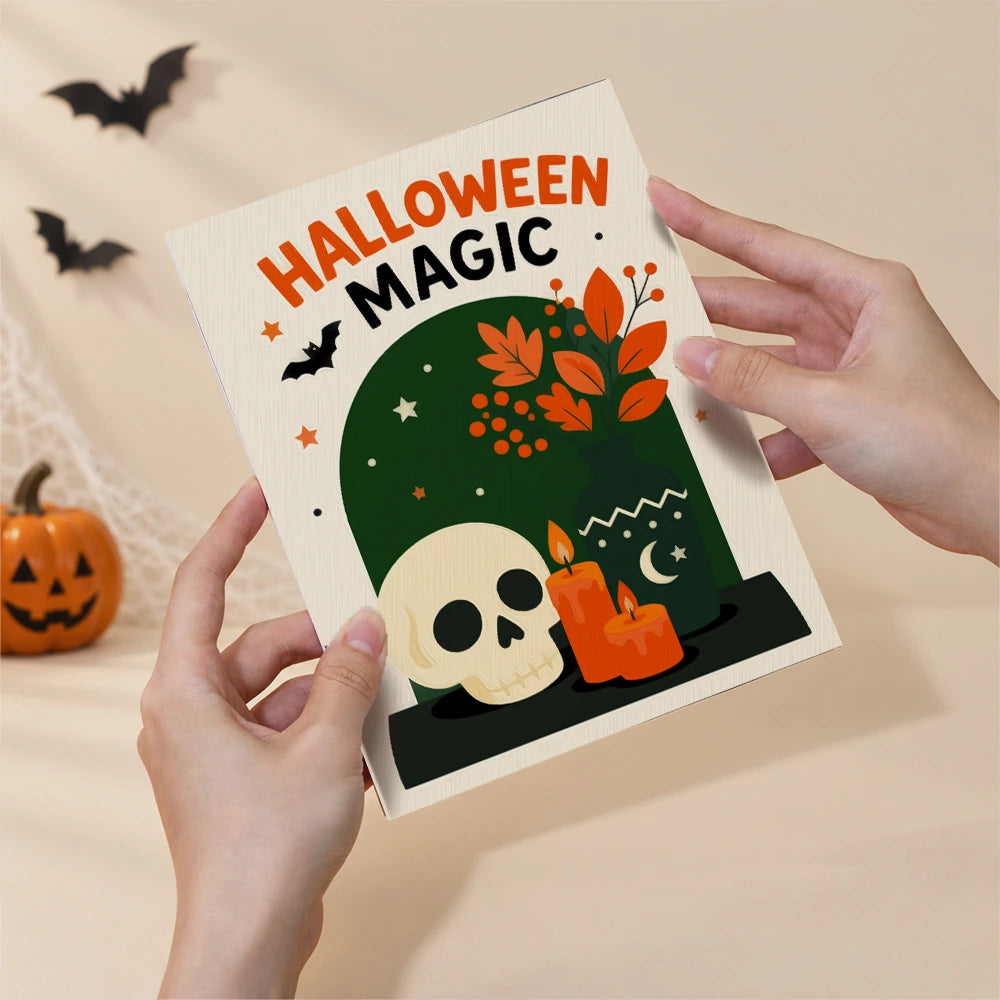 Paint by Numbers – 6 Mini Paintings | Happy Haunting Lettering Set
