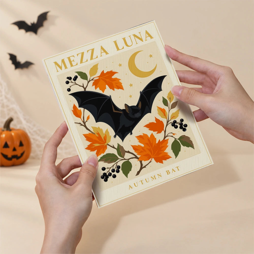 Paint by Numbers – 6 Mini Paintings | Italian Botanical Halloween Posters Set