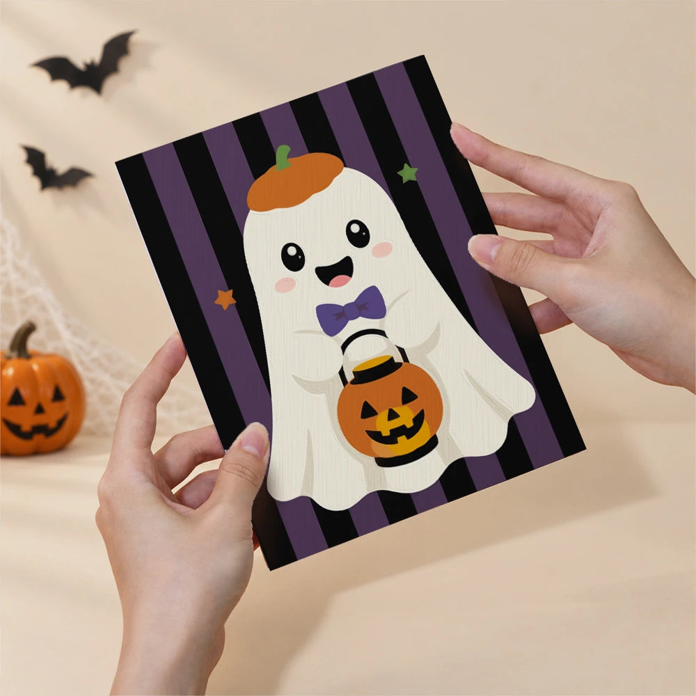 Paint by Numbers – 6 Mini Paintings | Little Costumed Ghosts Set