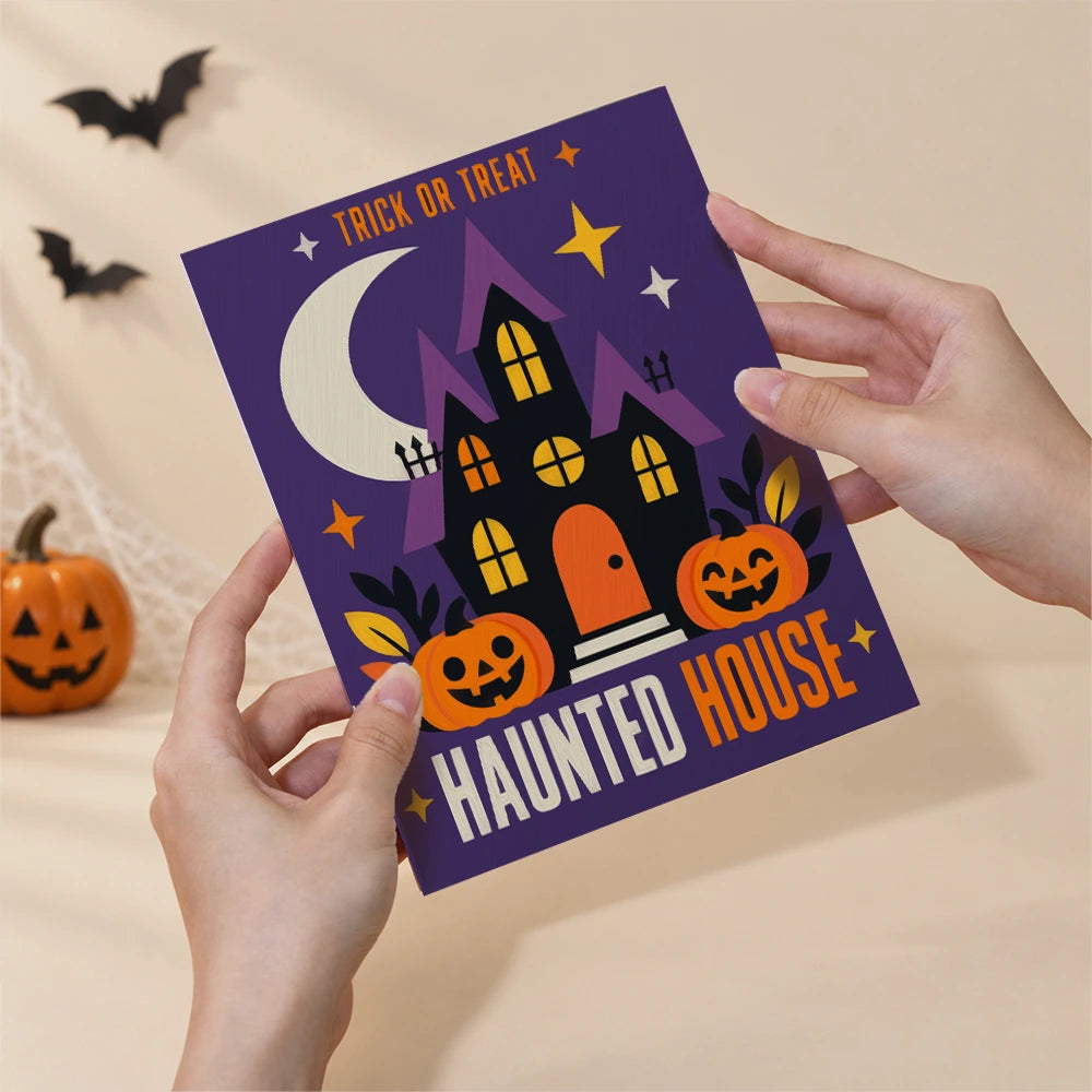 
Paint by Numbers – 6 Mini Paintings | Midnight Cat and Spooky Bloom Posters Set