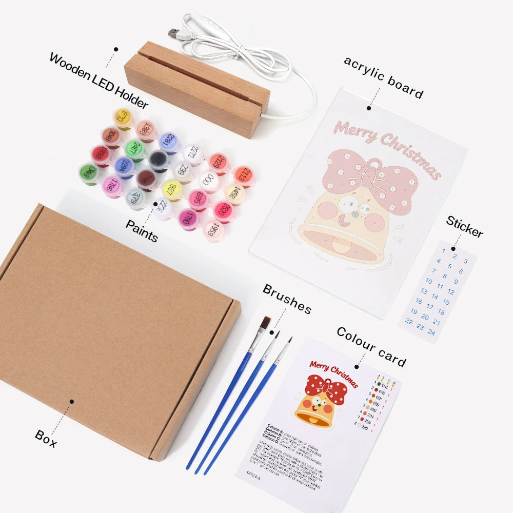 
Paint by Numbers - Christmas Light | Swinging Christmas Bell