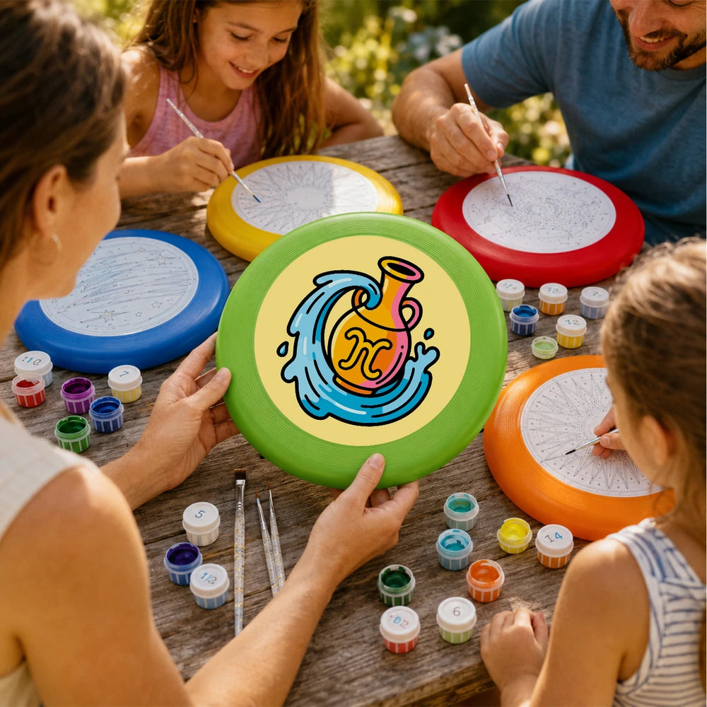 
Paint by Numbers - Frisbee | Aquarius Sign