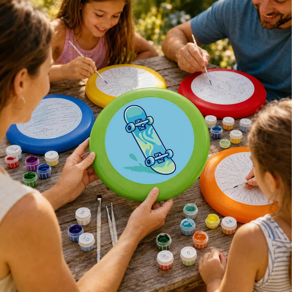 
Paint by Numbers - Frisbee | Blue Skateboard