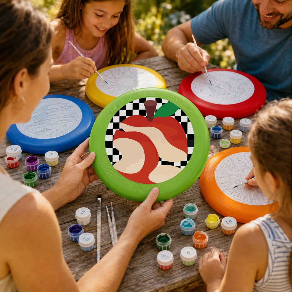 Paint by Numbers - Frisbee | Checkerboard Apple