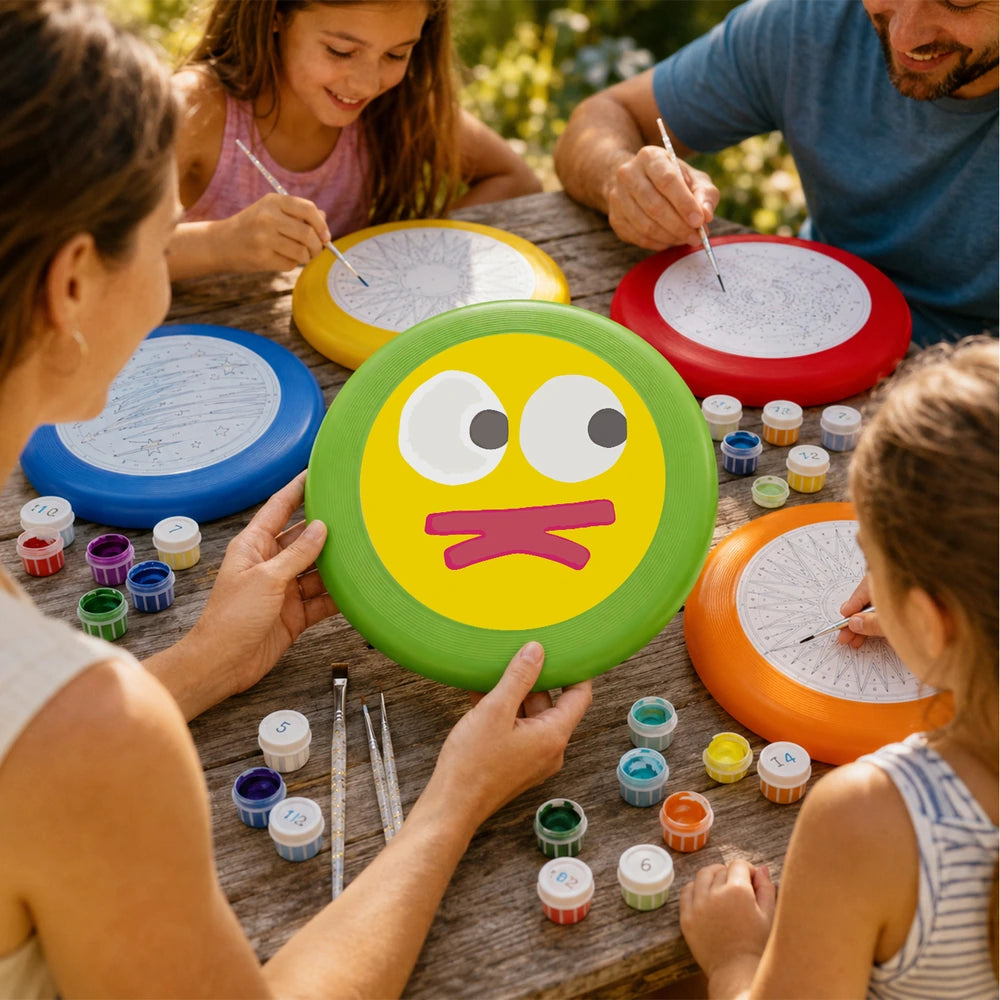 
Paint by Numbers - Frisbee | Cheeky Yellow Face