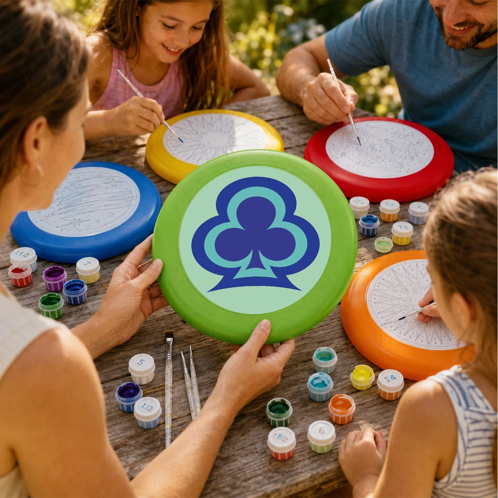 
Paint by Numbers - Frisbee | Clover Symbol