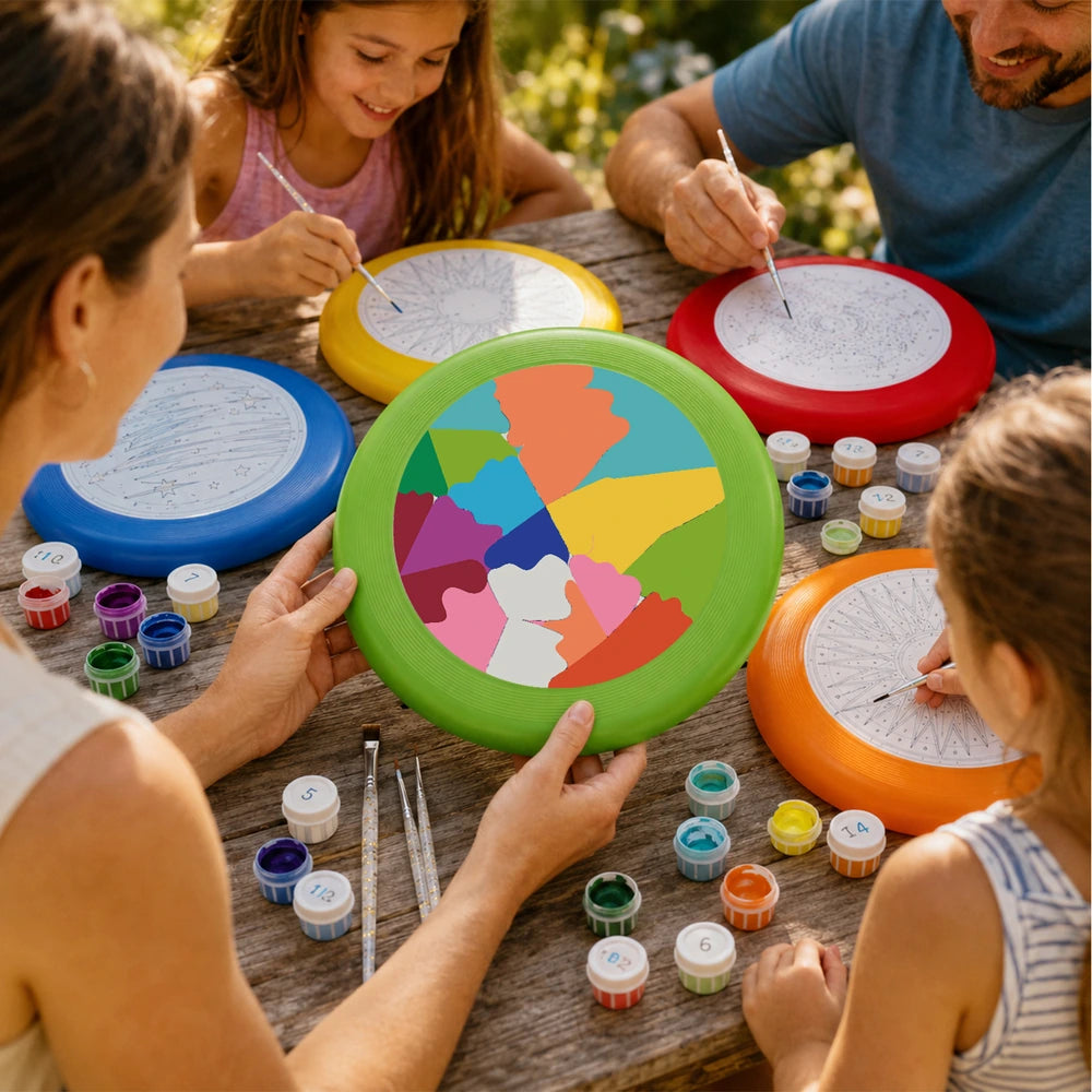 
Paint by Numbers - Frisbee | Colour Block Wolf
