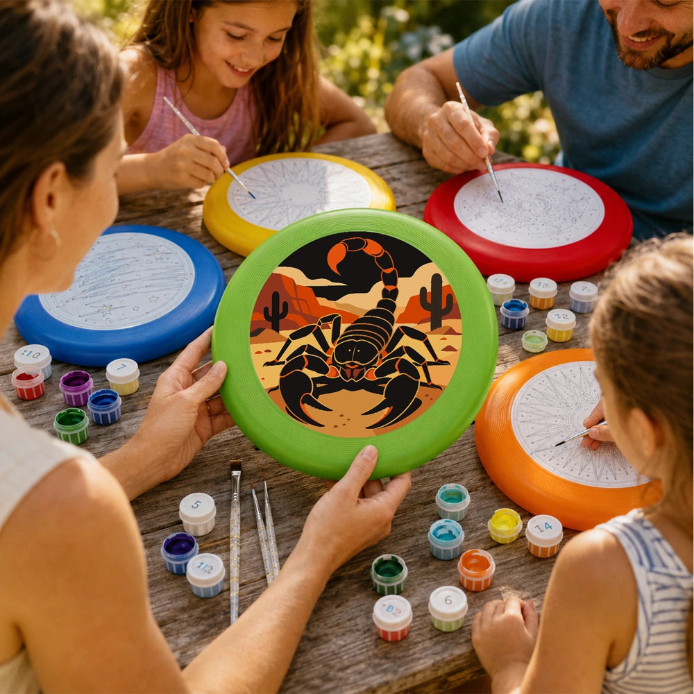 
Paint by Numbers - Frisbee | Desert Scorpion
