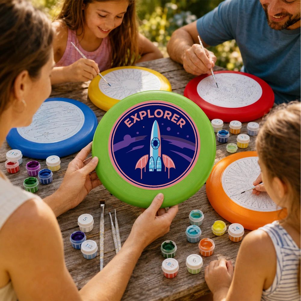 Paint by Numbers - Frisbee | Explorer Rocket Badge
