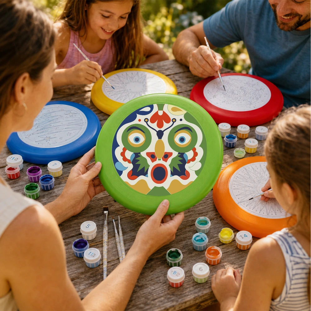Paint by Numbers - Frisbee | Folk Art Mask