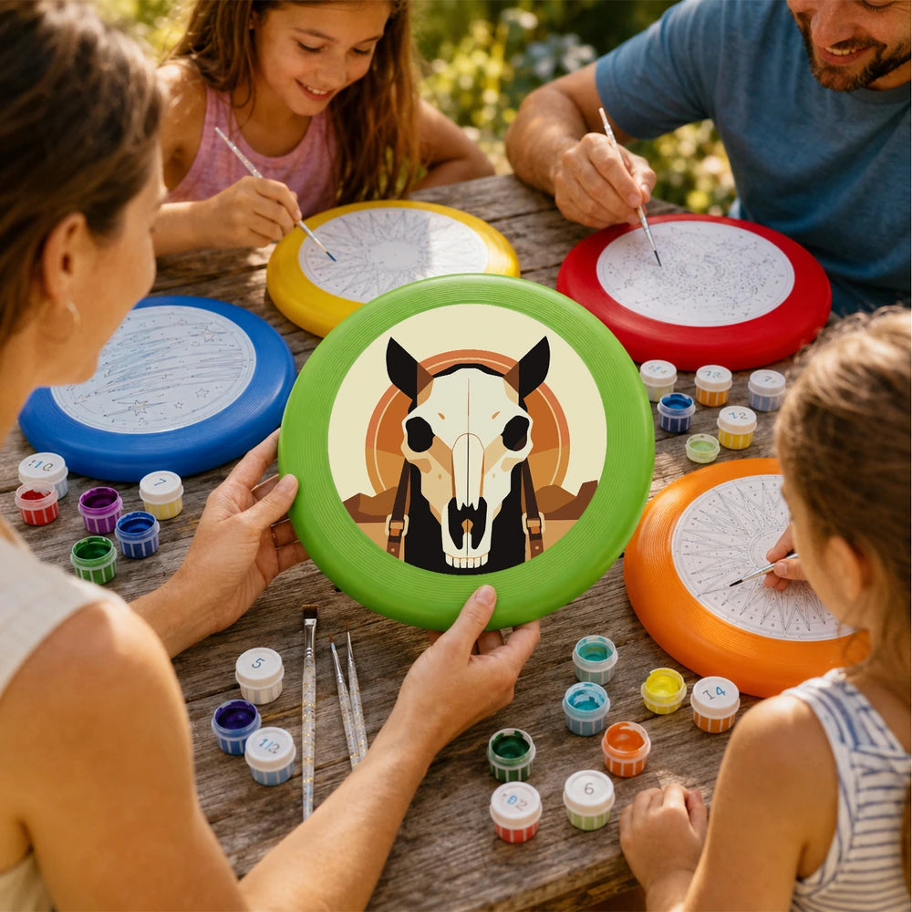 
Paint by Numbers - Frisbee | Horse Skull