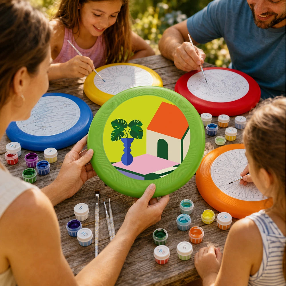 Paint by Numbers - Frisbee | House with a Plant