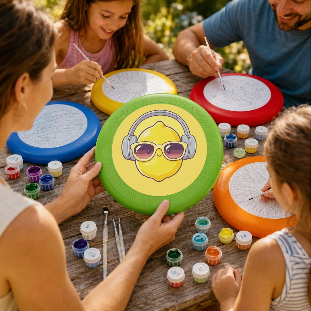 Paint by Numbers - Frisbee | Lemon with Headphones