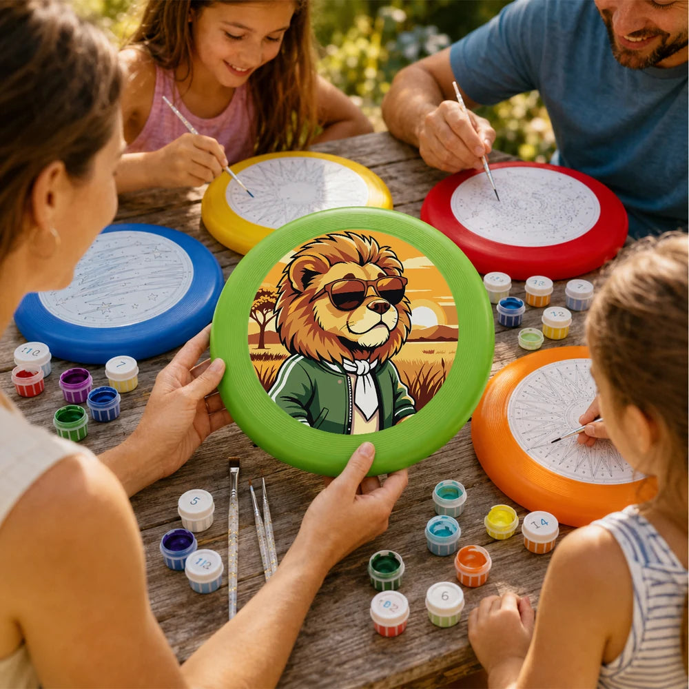 Paint by Numbers - Frisbee | Lion in a Jacket