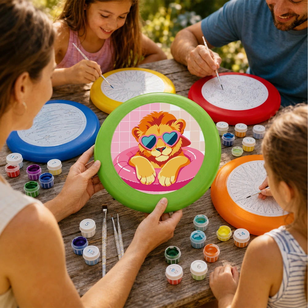 
Paint by Numbers - Frisbee | Lion in a Pool Ring