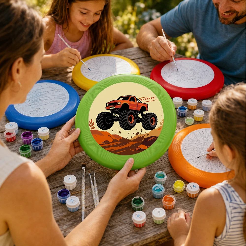 Paint by Numbers - Frisbee | Monster Truck
