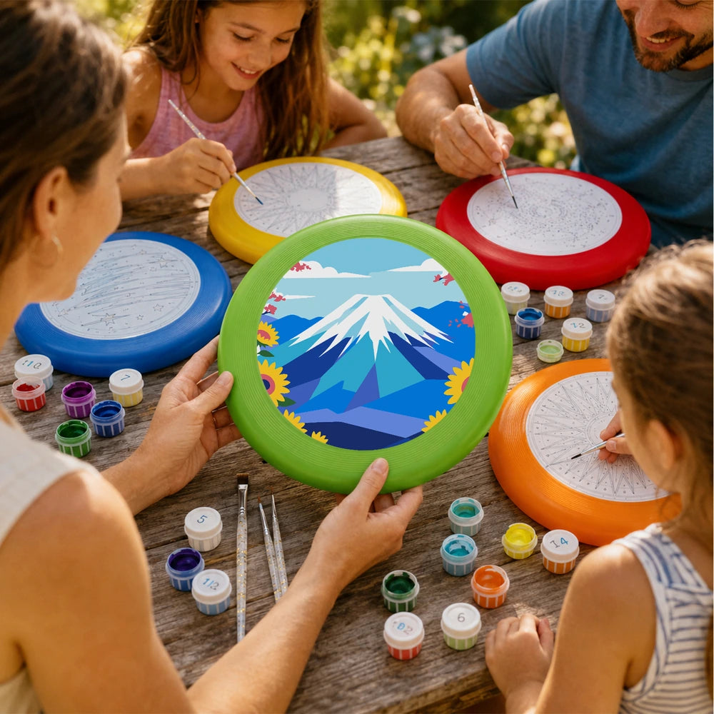 
Paint by Numbers - Frisbee | Mount Fuji in Bloom