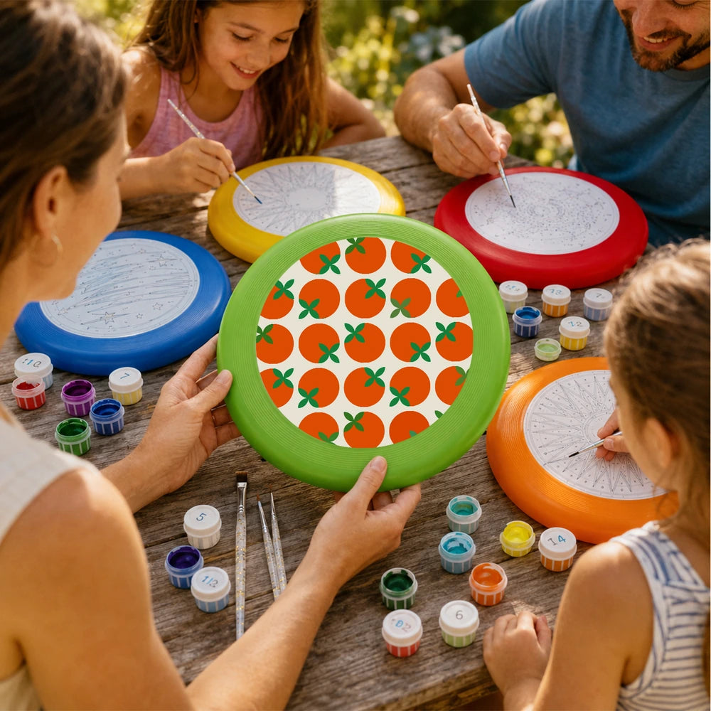 Paint by Numbers - Frisbee | Orange Grove Pattern