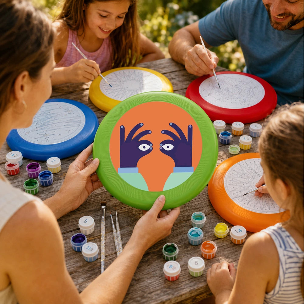 Paint by Numbers - Frisbee | Peeking Eyes