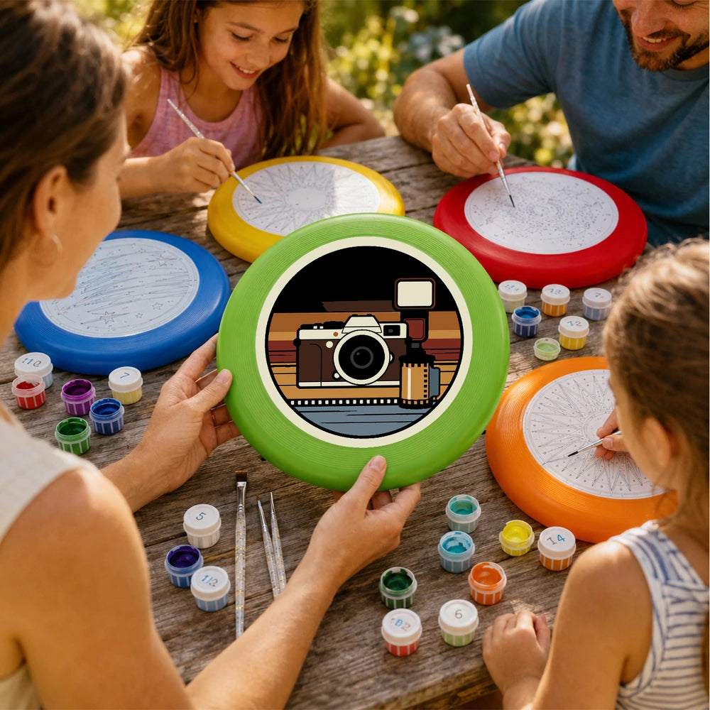 
Paint by Numbers - Frisbee | Retro Camera and Film