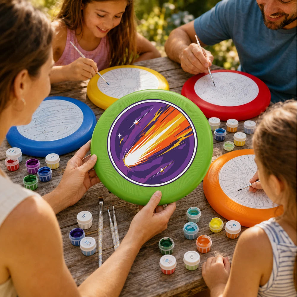 Paint by Numbers - Frisbee | Shooting Comet