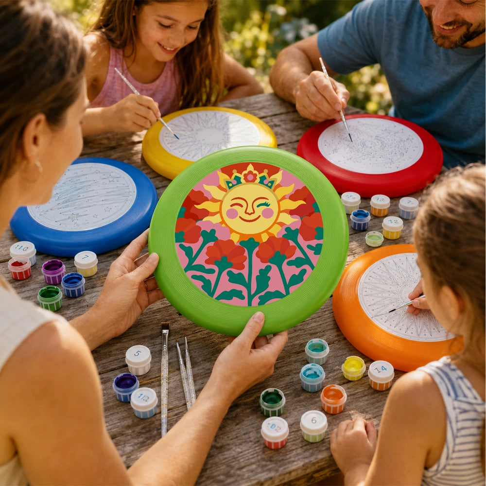 
Paint by Numbers - Frisbee | Smiling Sun in Flowers