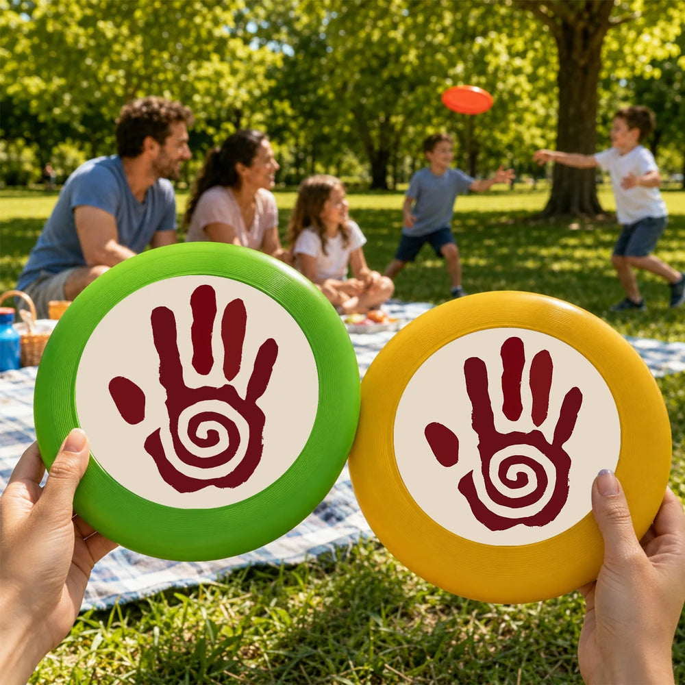 
Paint by Numbers - Frisbee | Spiral Hand Symbol