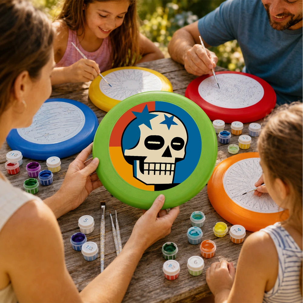 
Paint by Numbers - Frisbee | Star Skull