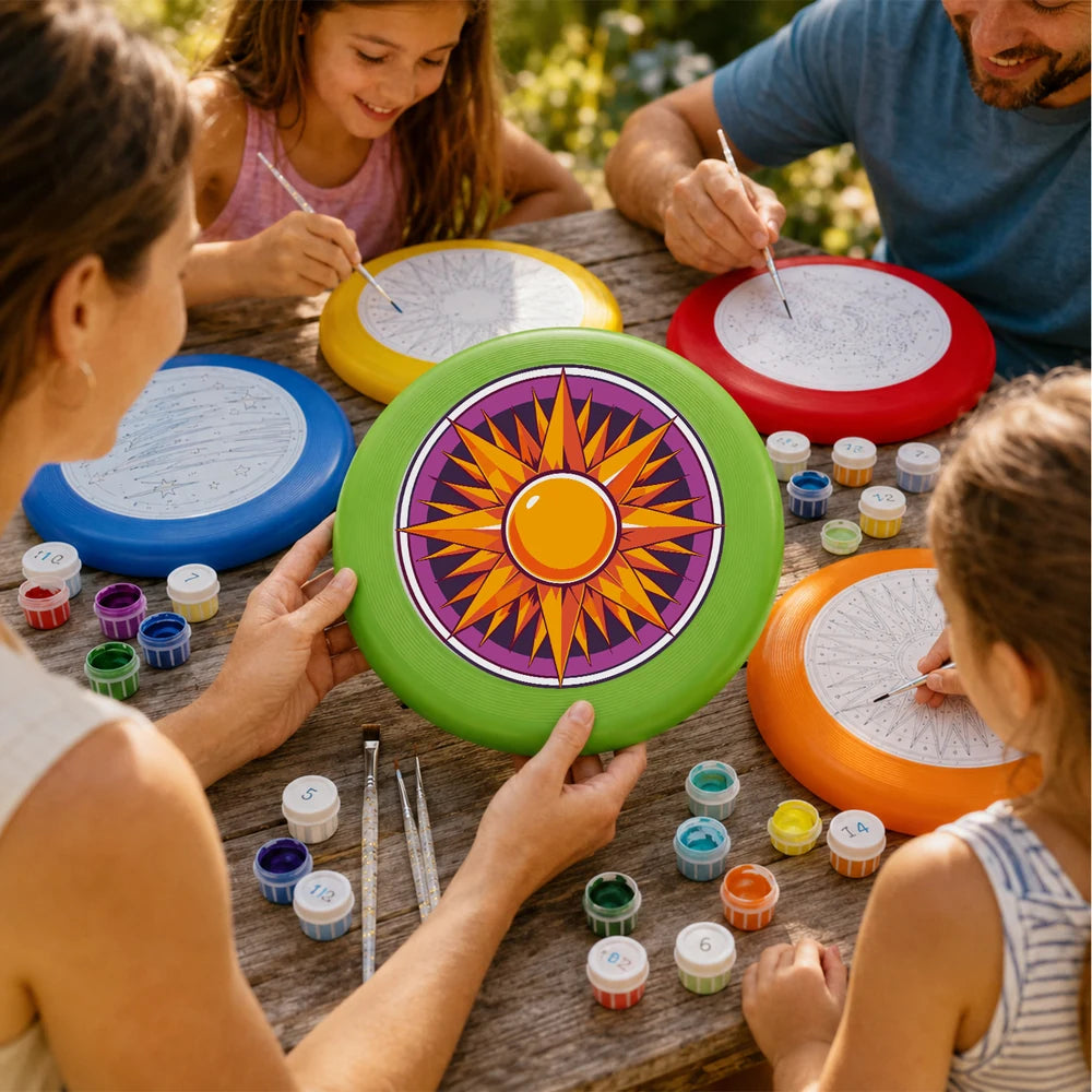 
Paint by Numbers - Frisbee | Sun Mandala