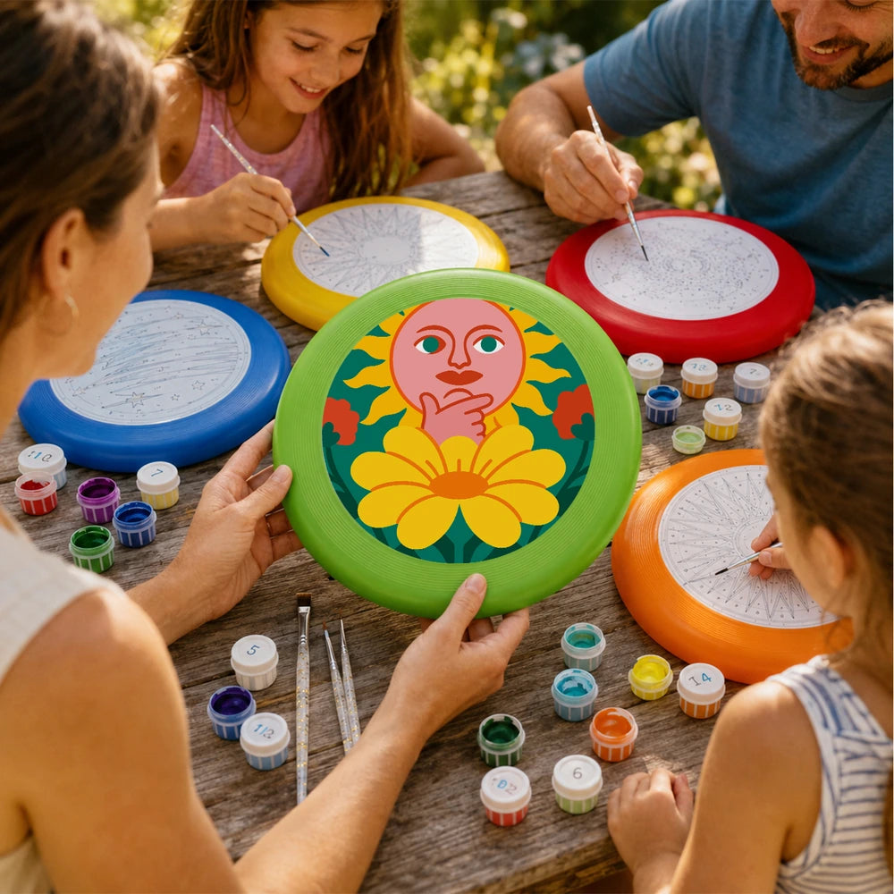 Paint by Numbers - Frisbee | Sun and Moon in Bloom
