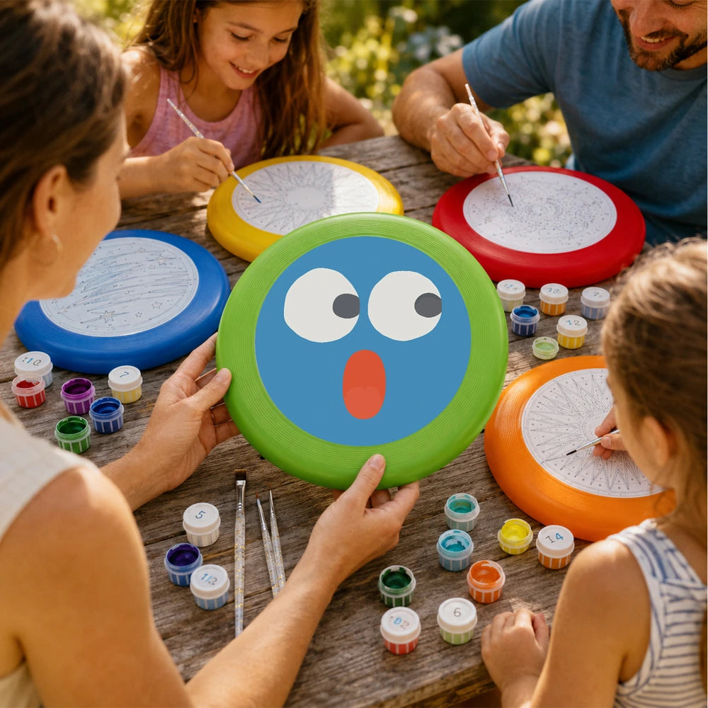 
Paint by Numbers - Frisbee | Surprised Blue Face