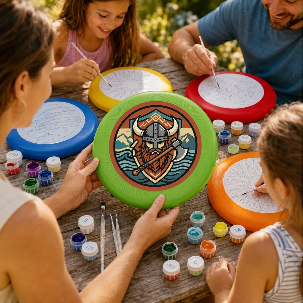 
Paint by Numbers - Frisbee | Viking Warrior