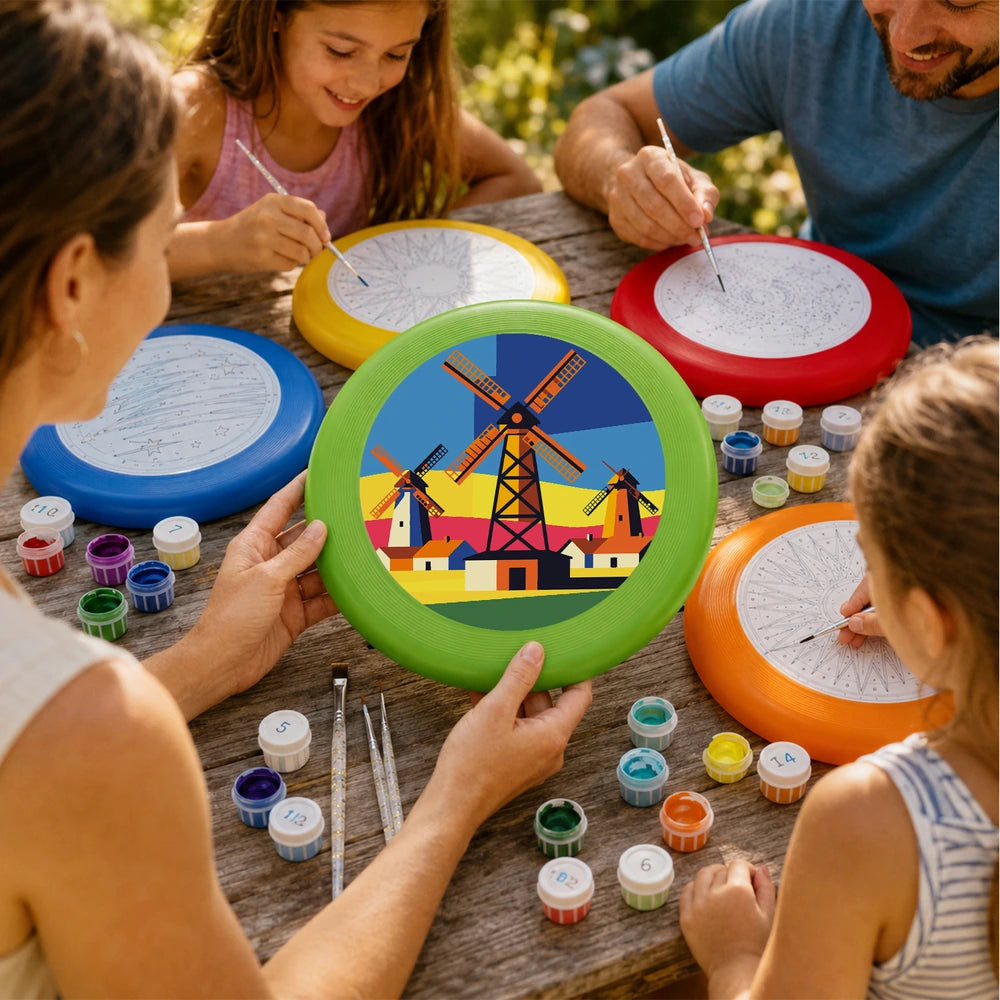 Paint by Numbers - Frisbee | Village Windmills