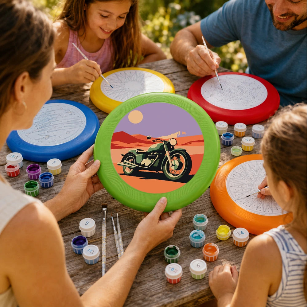 
Paint by Numbers - Frisbee | Vintage Motorcycle