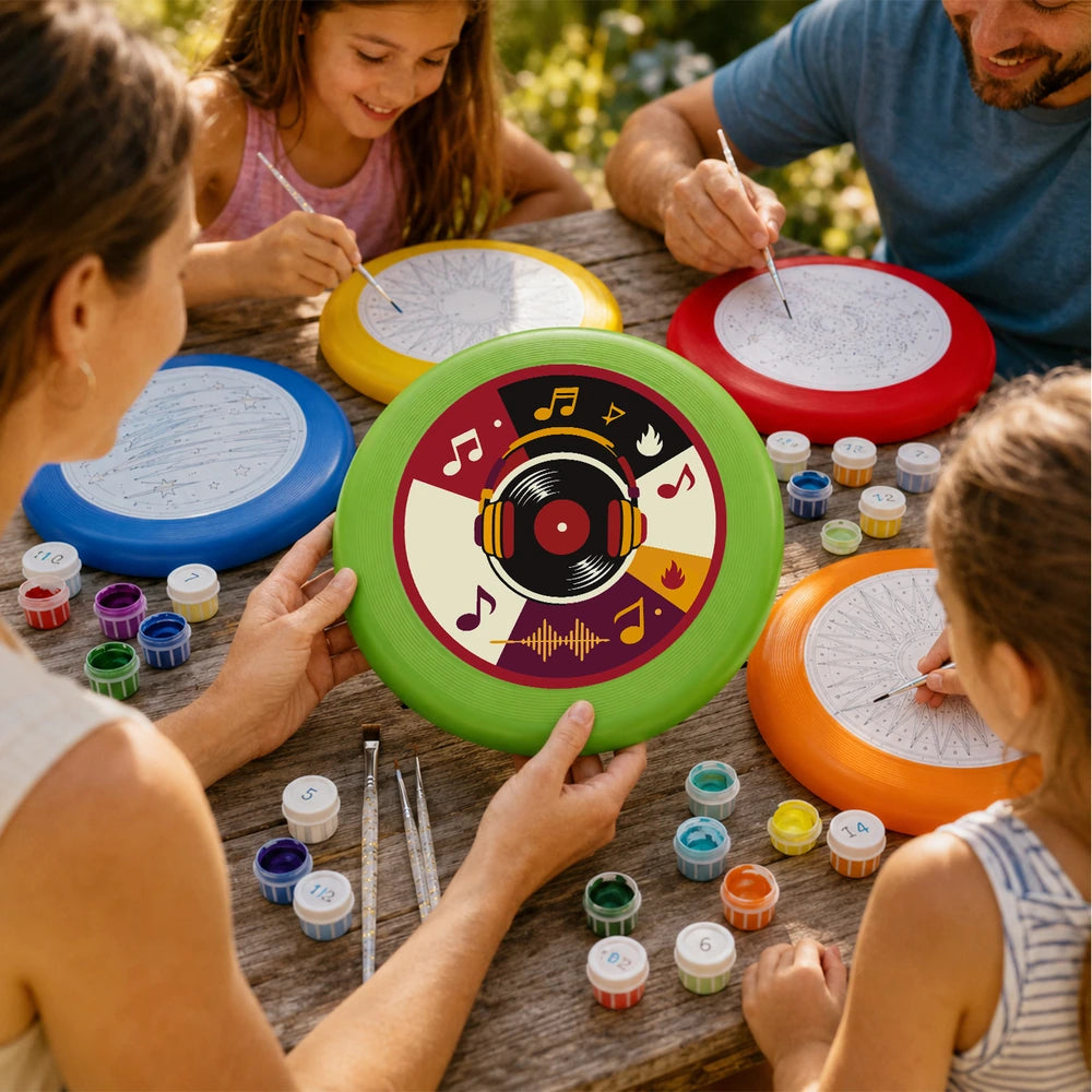 
Paint by Numbers - Frisbee | Vinyl and Music Notes