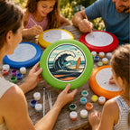 Paint by Numbers - Frisbee | Wave and Surfboard