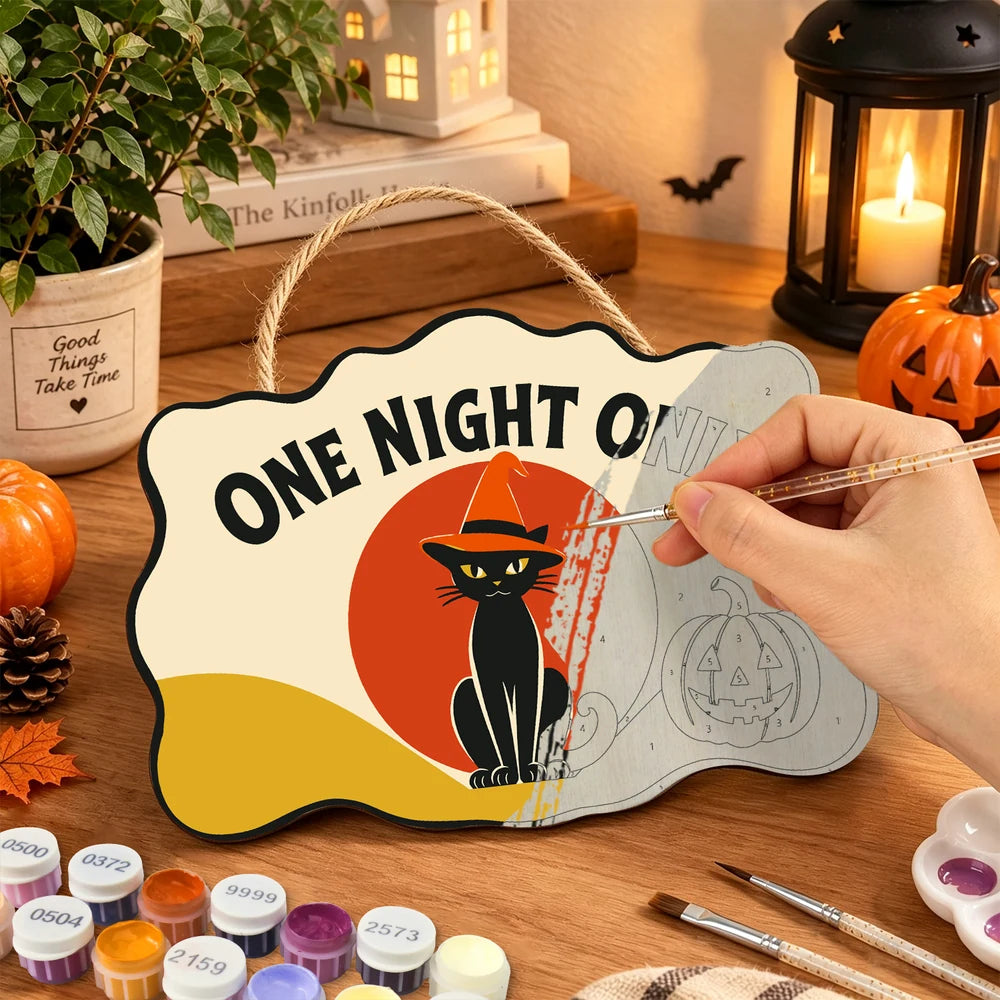 Paint by Numbers - Wooden Door Hanger | One Night Only