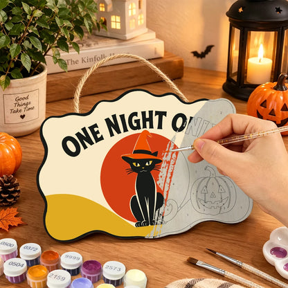 Paint by Numbers - Wooden Door Hanger | One Night Only