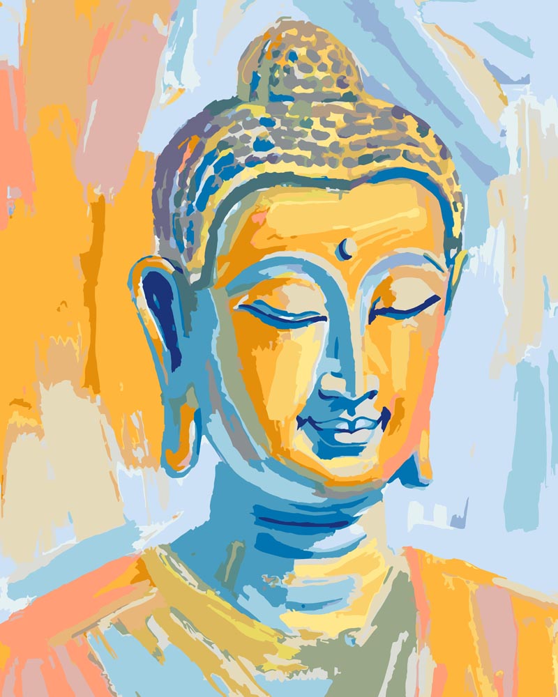
Paint By Numbers - Golden Buddha