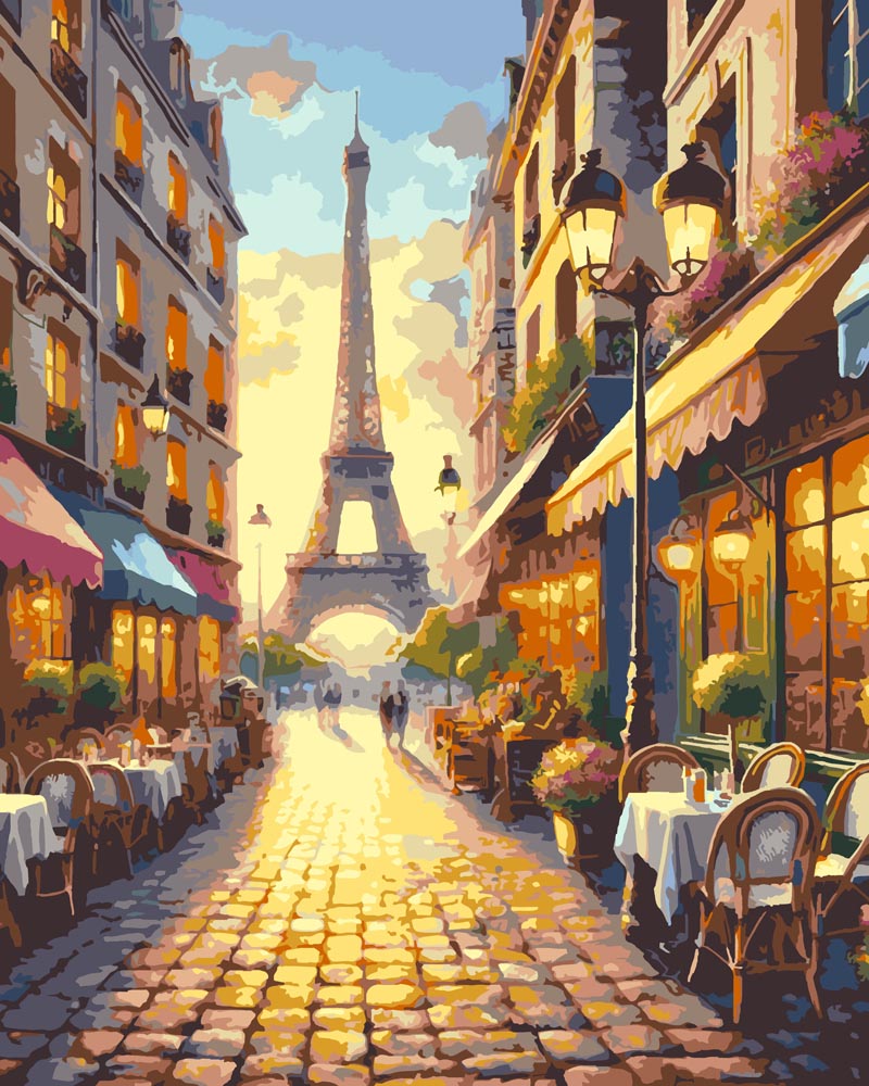 
Paint By Numbers - Paris Eiffel Street