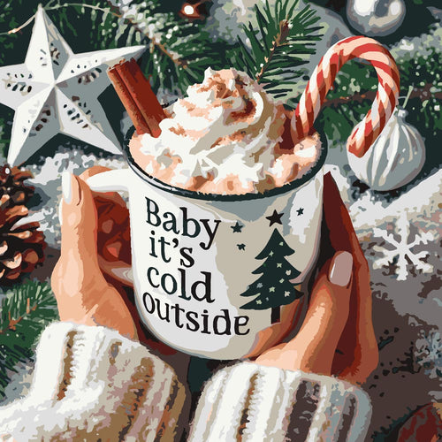 Paint By Numbers - Christmas Hot Cocoa