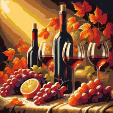 Load image into Gallery viewer, Paint By Numbers - Wine and Grape Still Life
