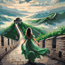 Load image into Gallery viewer, Paint by Numbers - Great Wall Lady
