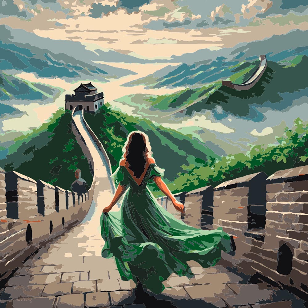 Paint by Numbers - Great Wall Lady