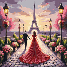 Load image into Gallery viewer, Paint by Numbers - Couple in Paris
